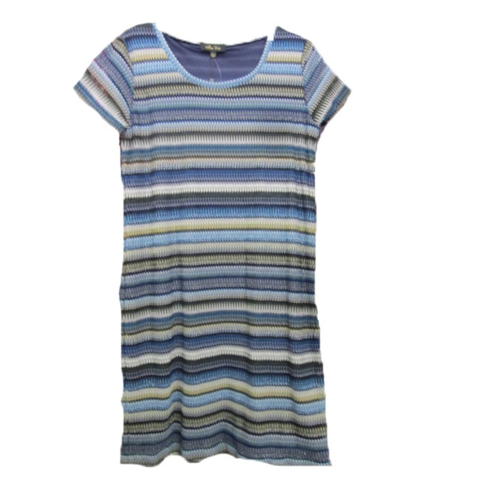Melissa Paige stripe sheath dress LARGE NWT